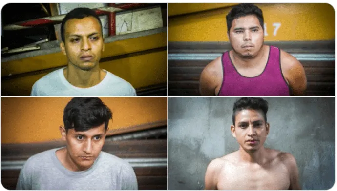 Capturan a 18 acusados de pertenecer a clica de la MS-13 en San José Villanueva
