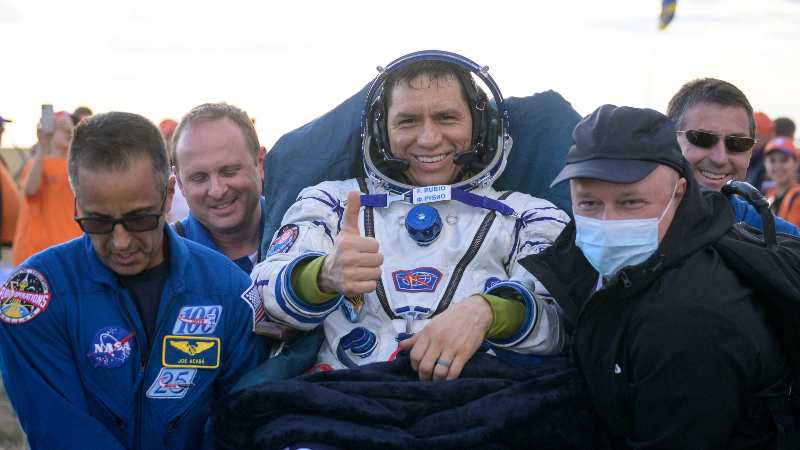 Astronauta Frank Rubio aterrizó tras 371 días en el espacio