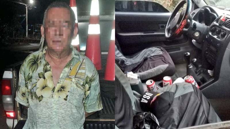 Un hombre fue capturado tras conducir con 276° de alcohol en Usulután