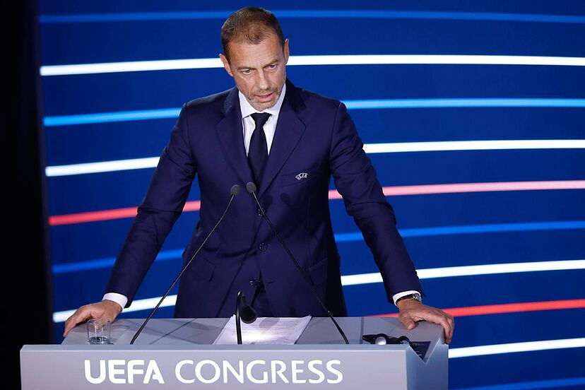 El presidente de la UEFA agradece a las ligas europeas su oposición a una Superliga “inmoral”