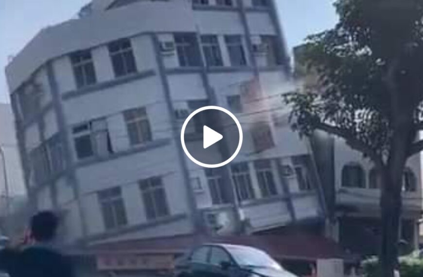 Video. FUERTE TERREMOTO EN TAIWÁN