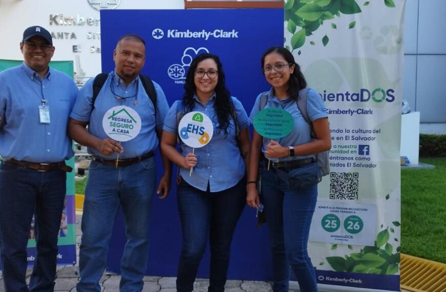 Planta de Kimberly-Clark El Salvador encabeza buenas prácticas de seguridad y ambiente.