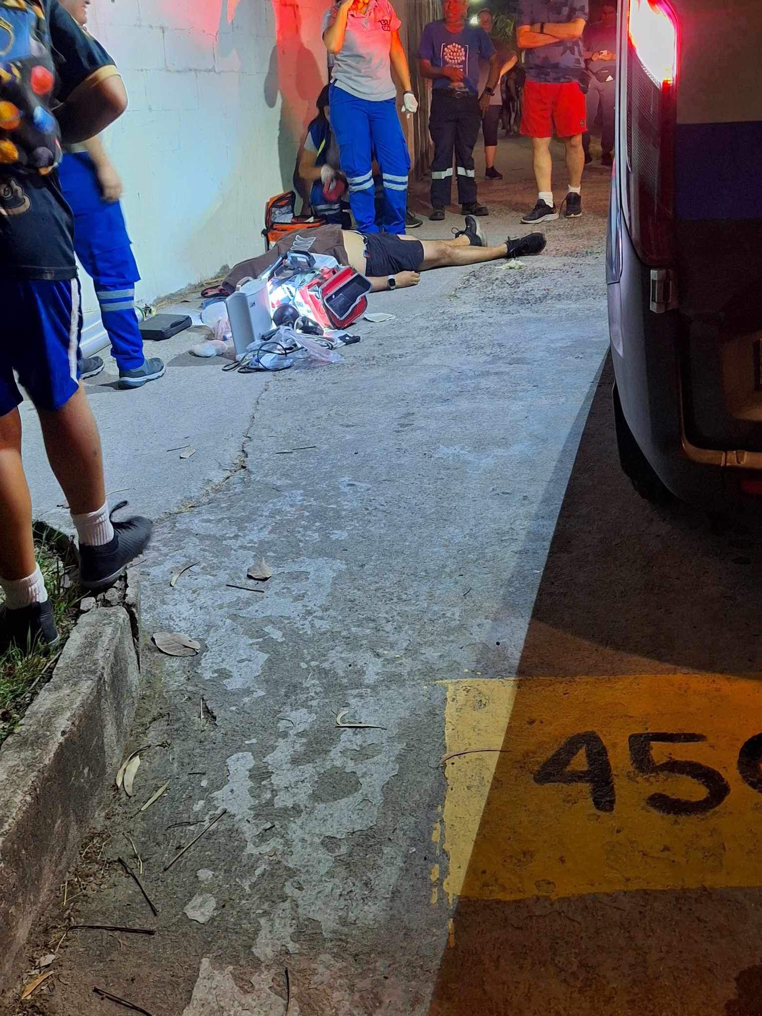 Persona fallecida en la colonia Satélite, San Salvador.
