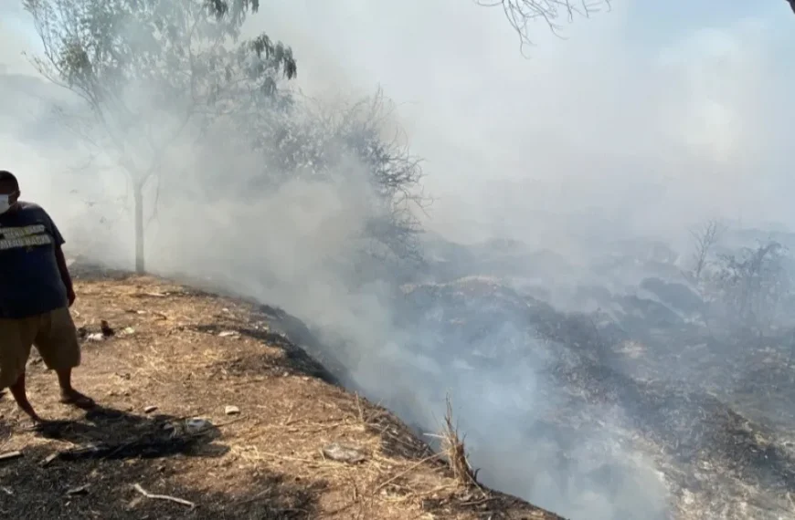 Habitantes siguen siendo afectados por incendio en relleno sanitario de San Miguel
