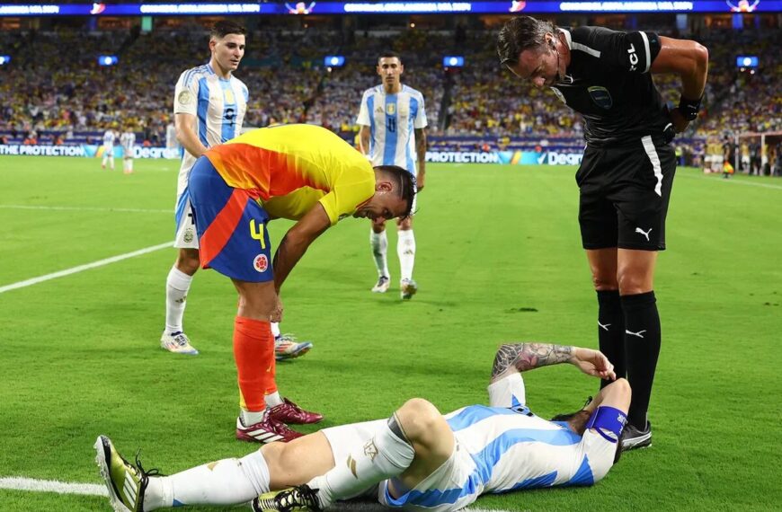 Messi se lesionó los ligamentos