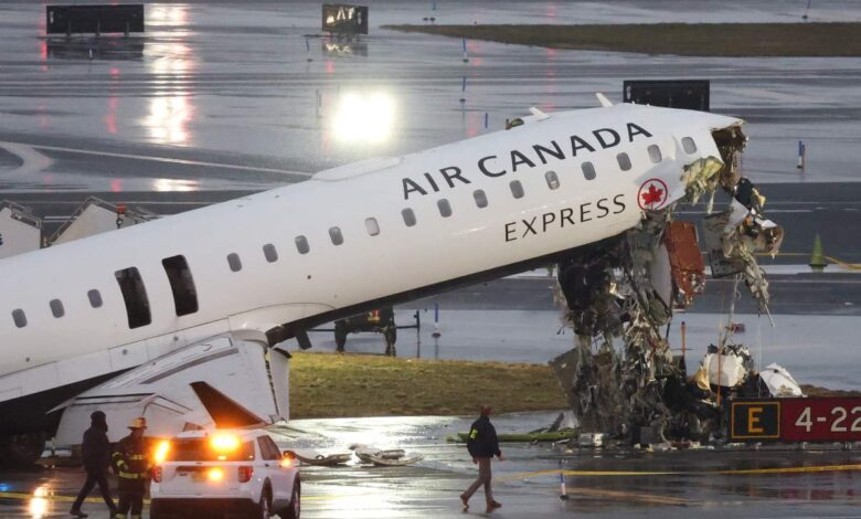 Accidente en aeropuerto de Nueva York deja dos pilotos fallecidos.