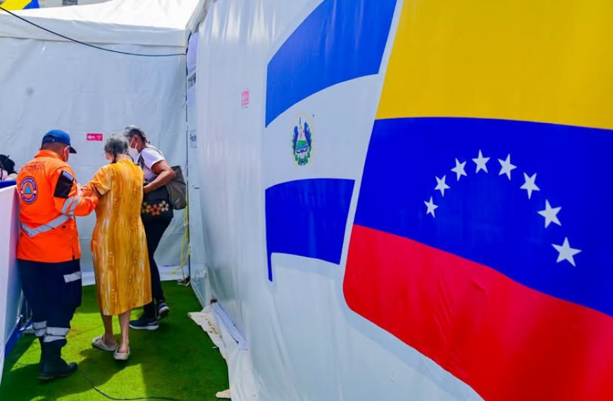 Hospital de compaña salvadoreño instalado en Venezuela es un gran apoyo para los afectados de los recientes terremotos