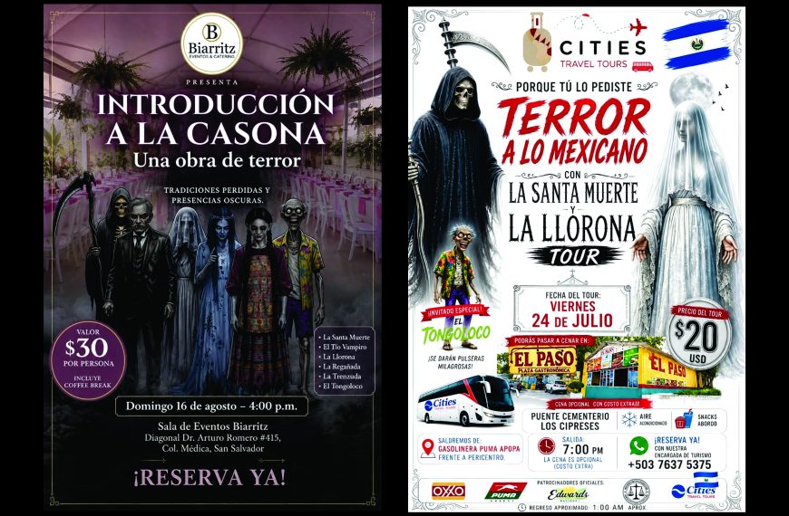 Ruta turistica, Introduccion a la casona y Terror a lo mexicano, 24 de julio y 16 de agosto.