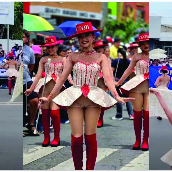 INSTRUCTORA DE CACHIPORRAS DEL CENTRO ESCOLAR OFELIA HERRERA EN SAN MIGUEL ACLARA POLÉMICA POR VESTUARIO