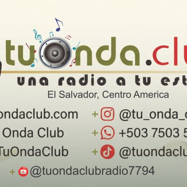 Tu Onda Club, es un proyecto radiofónico y multiplataforma nacido en San Salvador, El Salvador. Diseñado originalmente bajo el concepto de Radio Revista Digital.