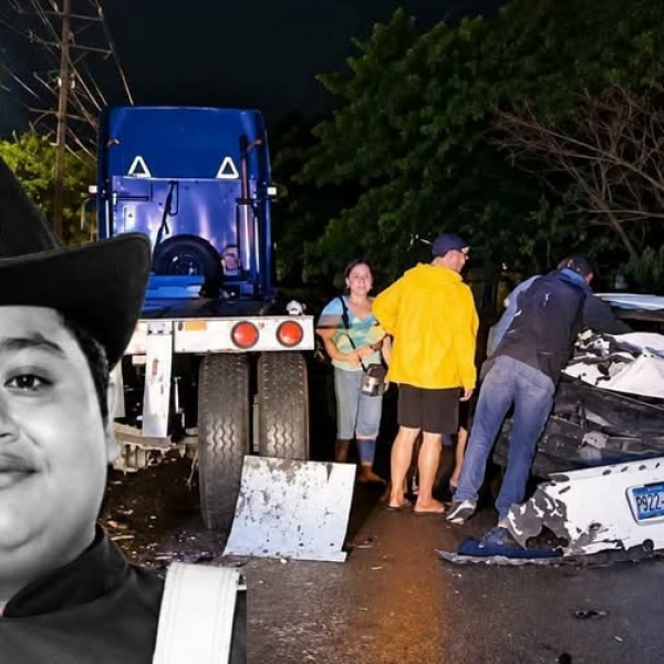 Estudiante de bachillerato de 17 años identificado como Owen Jeovani Morales, perdió la vida en un siniestro vial