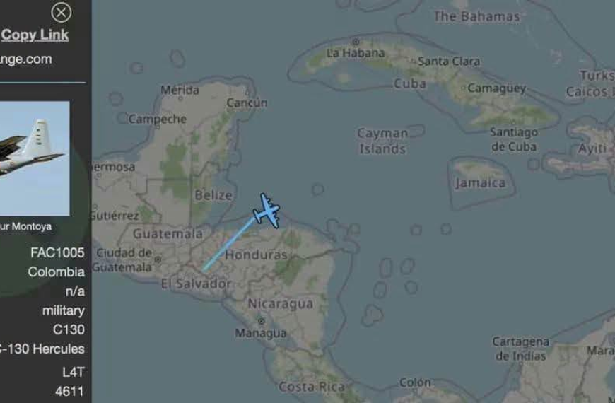 FUERZA AÉREA COLOMBIANA SE SUMA A LA BÚSQUEDA DE LOS CUATRO SALVADOREÑOS DESAPARECIDOS EN HAITÍ